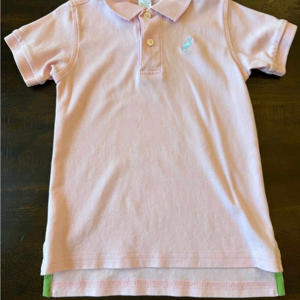 Boys’ Pink Polo Shirt